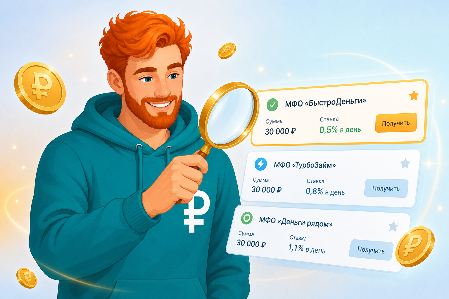 Шаг 1: Подберите предложение